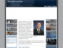 Tablet Screenshot of gefenlaw.com